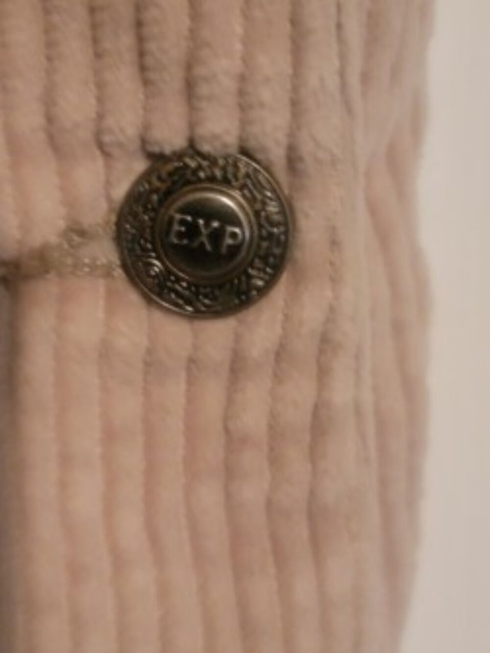 Vintage EXP Express Corduroy Jumper Dress Women’s L Pinafore 90s - Picture 4 of 5